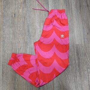 Adidas Marimekko Pink Wave Track Pants Size XS 2022 Original Colloab Sweatpants